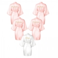 GroomBrideGifts Wholesale Silk Satin Long Sleeve and Pants Pyjamas Sleepwear women pajamas